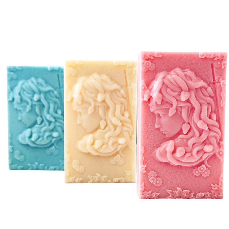 Candle. Queen - Flower Goddess Silicone Soap Mold DIY