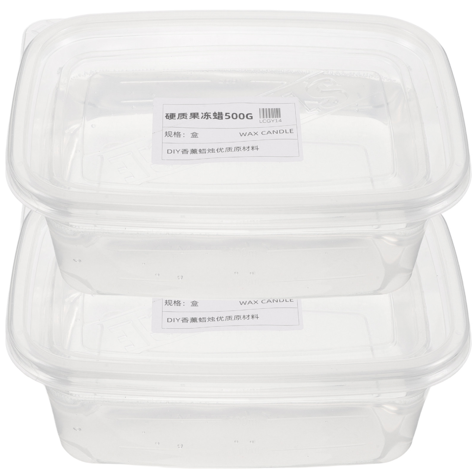 Candle Supplies Storage - Clear Gel Wax for Candle Making
