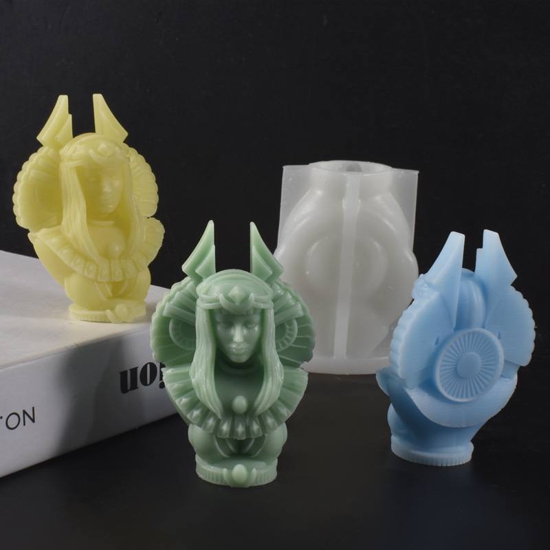 Candle. Queen - Home Decoration New Mould 3D Egyptian
