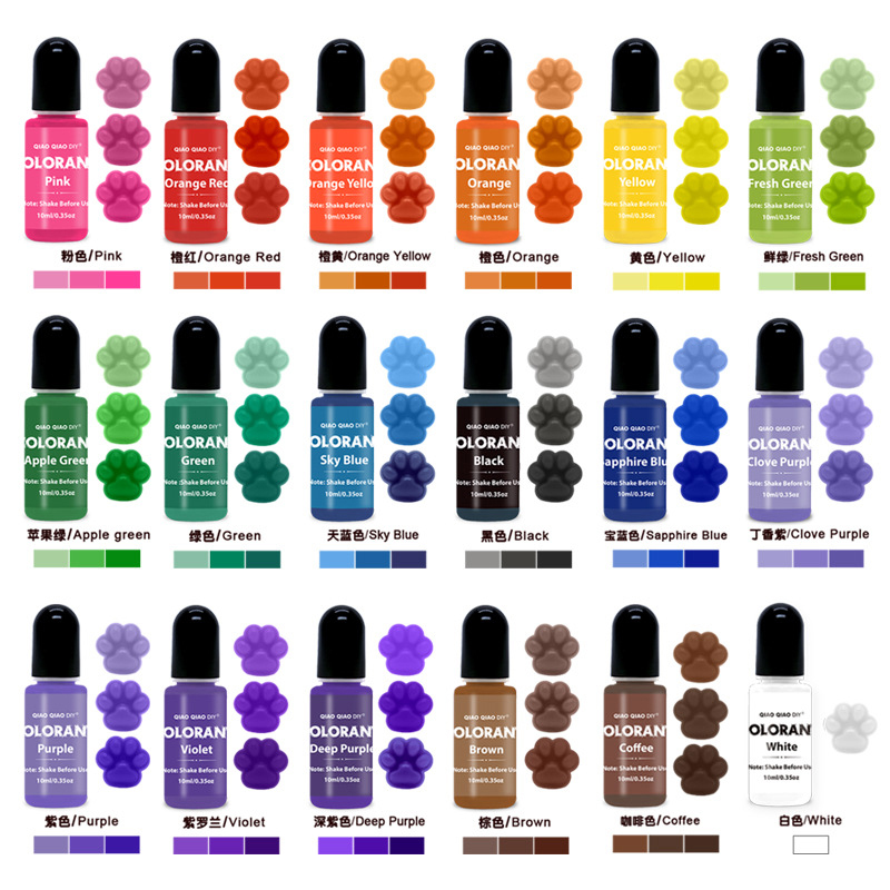 Candle Supplies Storage - 20 Colors Candle Dyes Wax Candles