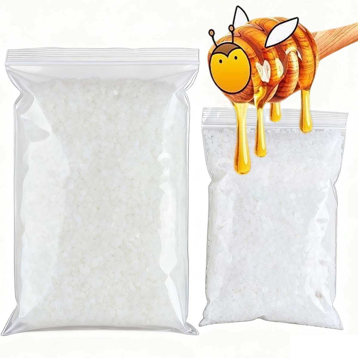 Candle Supplies Storage - 200g-1000g White Beeswax Pure Natural Granular