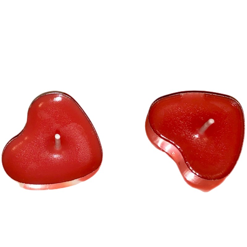 100 Sets Heart shaped Empty Al - Candle Supplies Storage review and price
