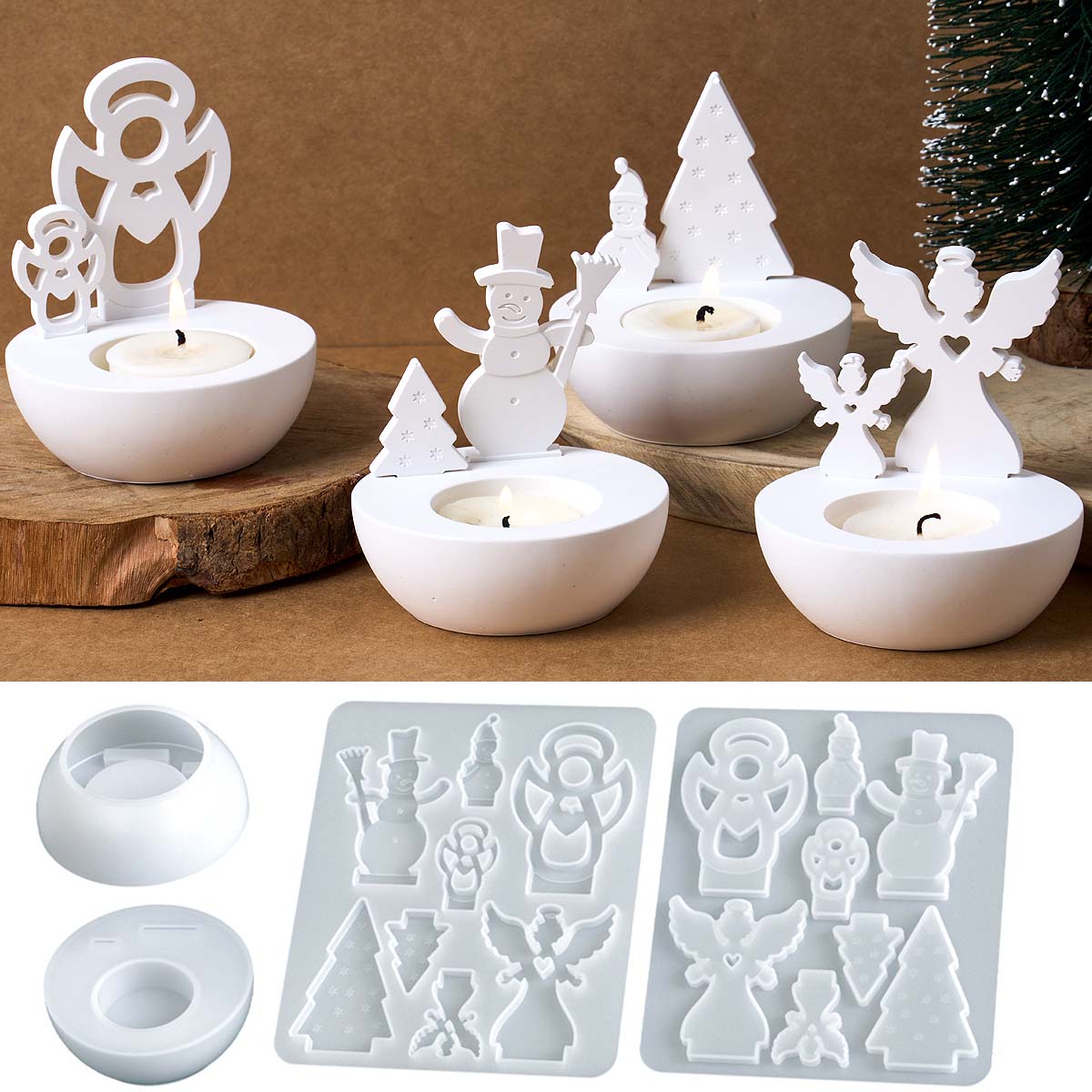 Christmas Tree Snowman Angel C - Candle Quotes review and price