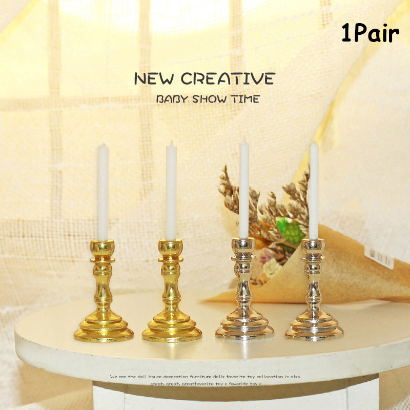 1Pair 1/12 Doll House Miniatur - Candle Quotes review and price