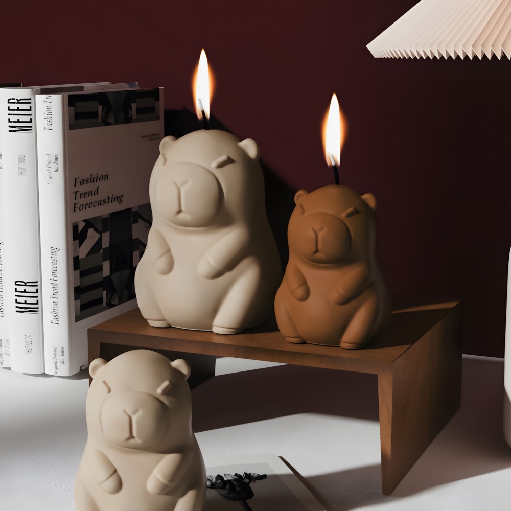 Standing Capybara Scent Candle - Candle Supplies Storage review and price