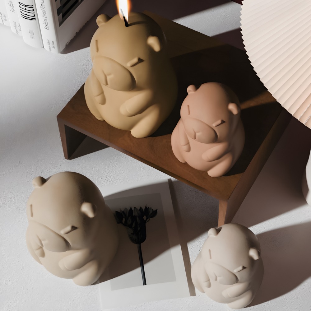 Standing Capybara Scent Candle - Candle Supplies Storage review and price