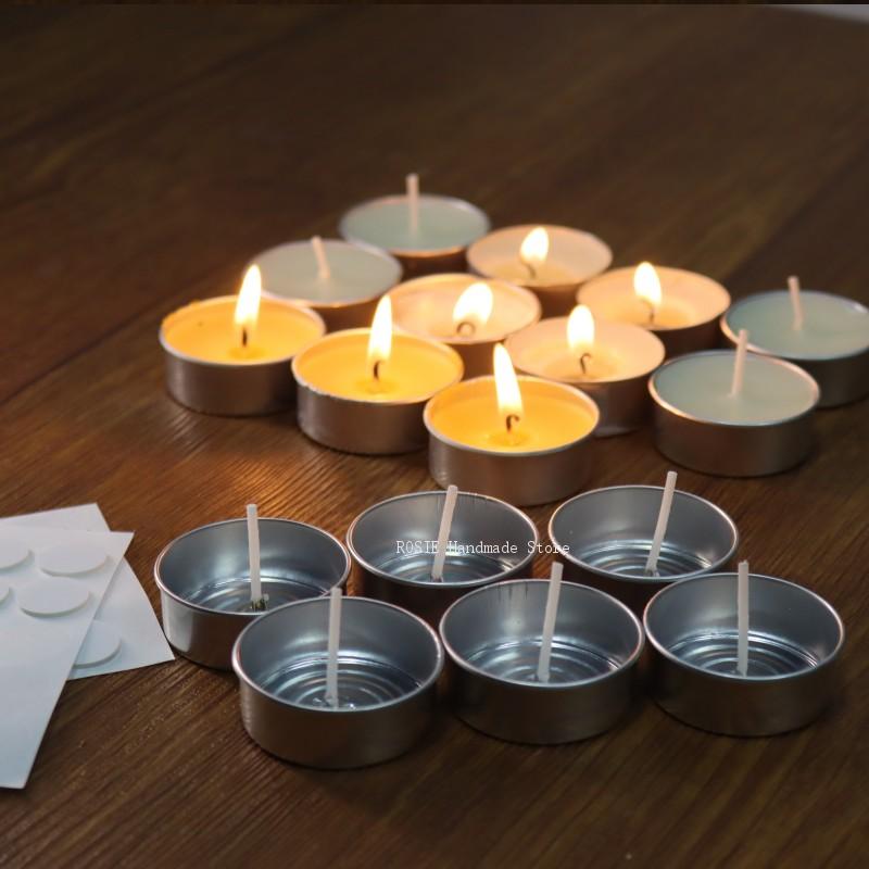 Empty Tea Wax Circular Aluminu - Candle Supplies Storage review and price