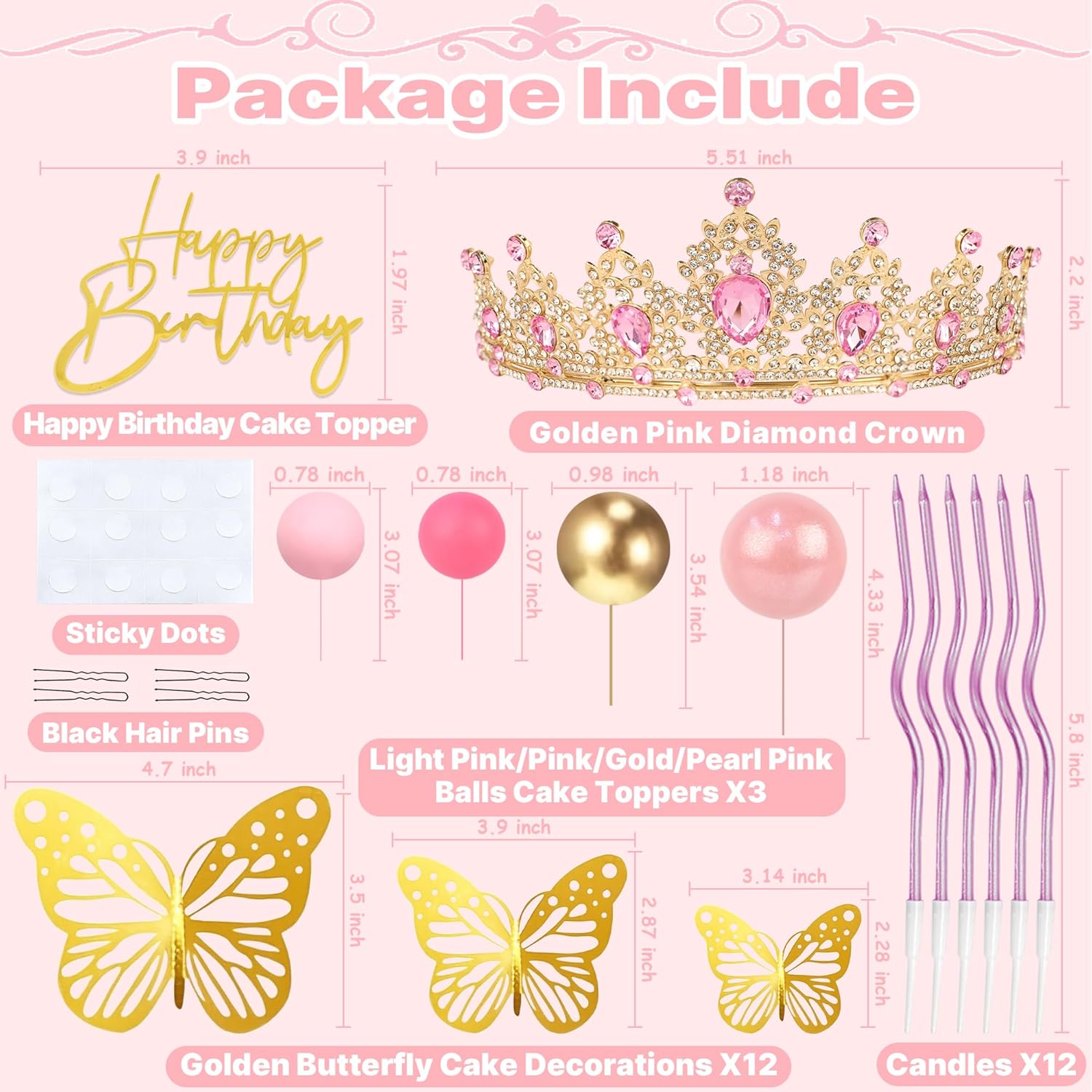 Crown Cake Topper, Corona Para - Candle. Queen review and price