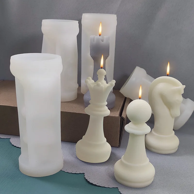 Chess Piece Candles Silicone M - Candle. Queen review and price