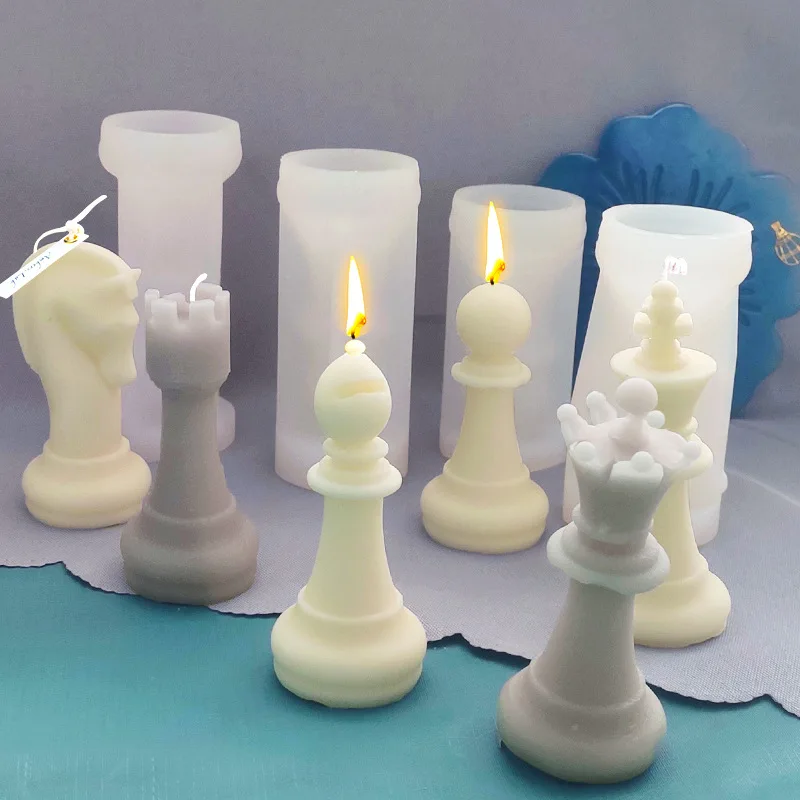 Chess Piece Candles Silicone M - Candle. Queen review and price