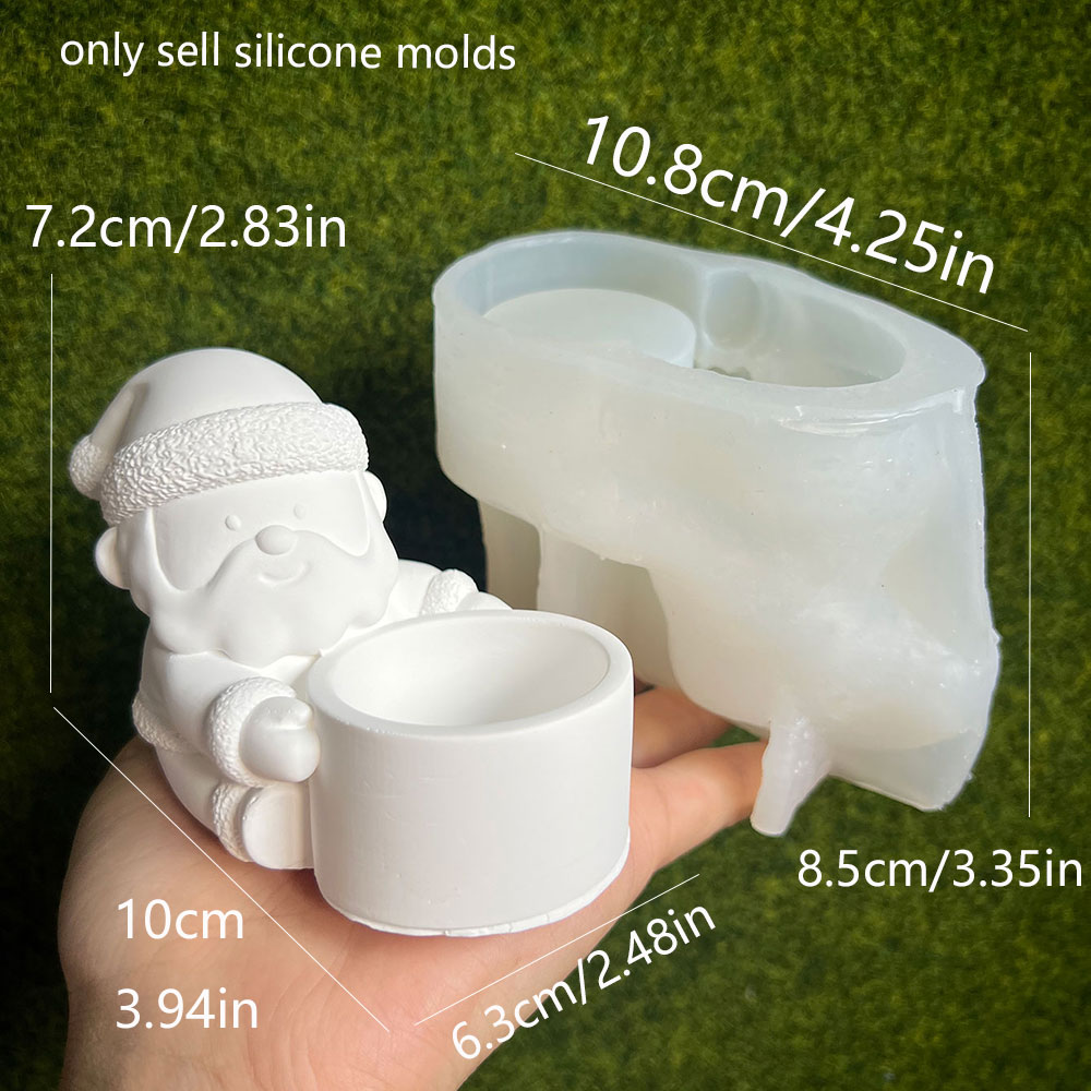 DIY Santa Claus Candlestick Si - Candle Quotes review and price