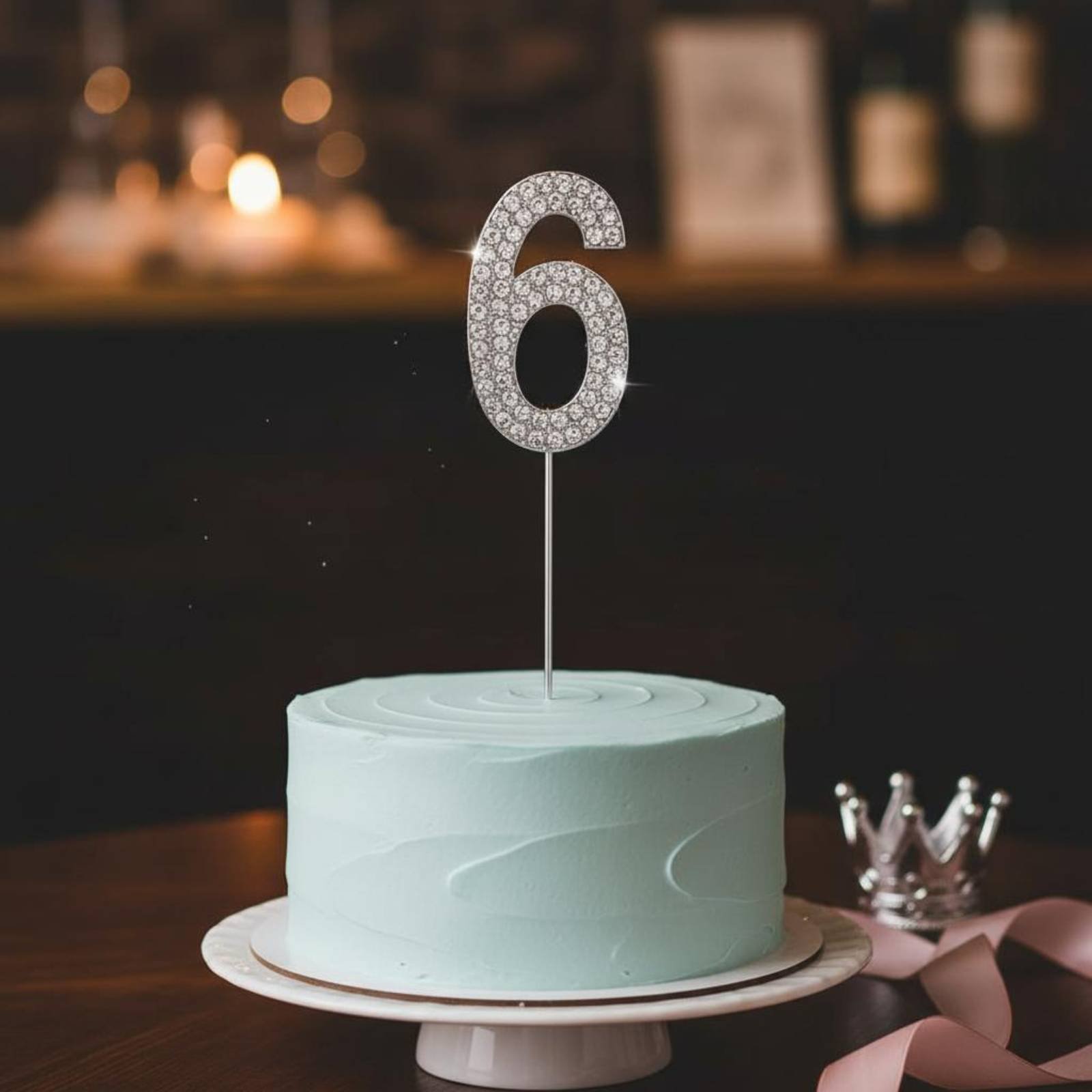 Crystal Crown Cake Topper Spar - Candle. Queen review and price