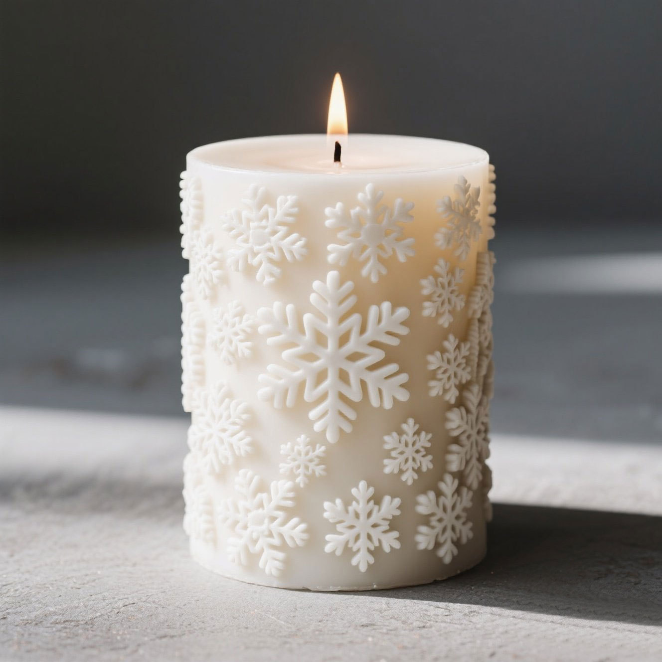 3D Relief Cylinder Christmas S - Candle Supplies Storage review and price