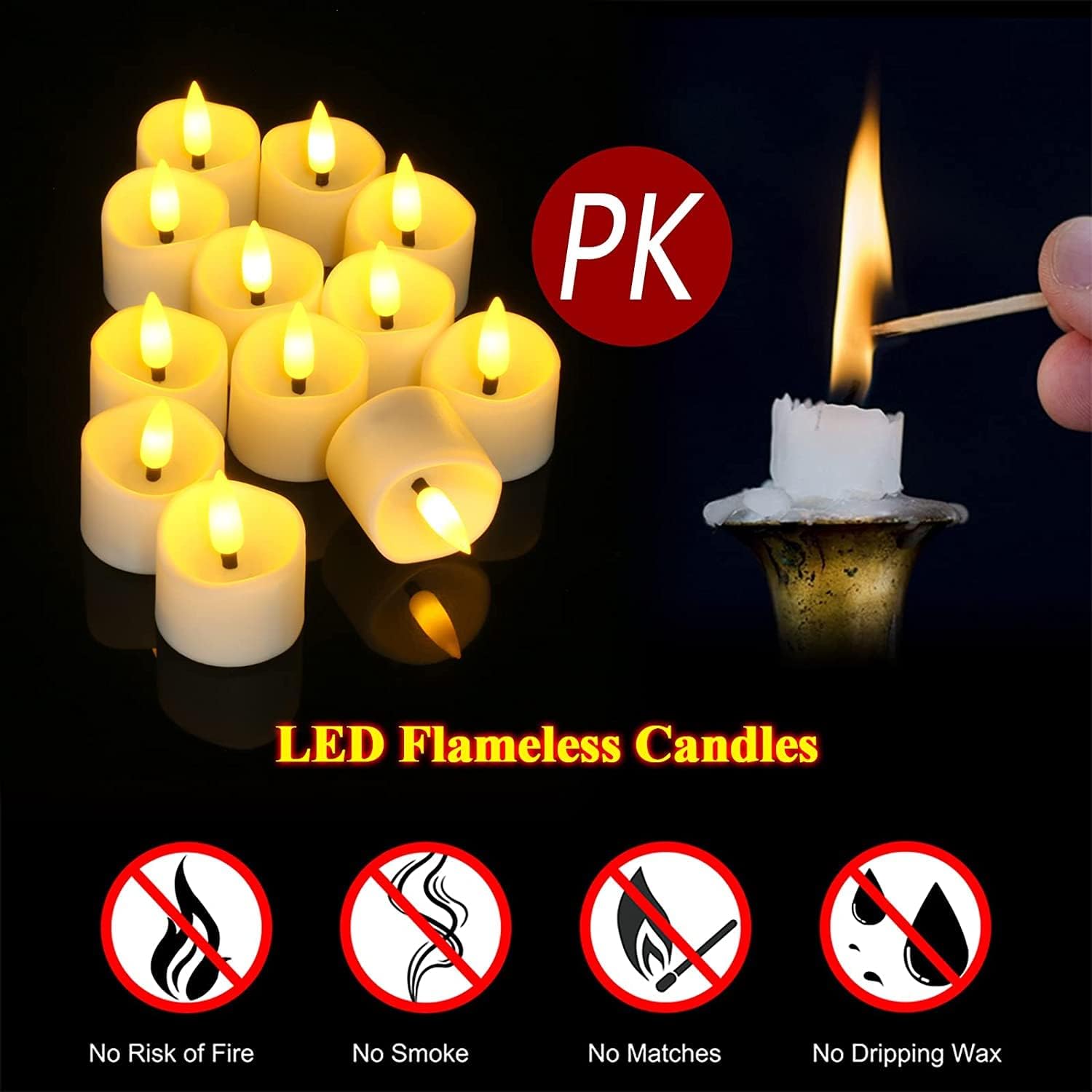 Battery Powered Flameless LED  - Candle Quotes review and price