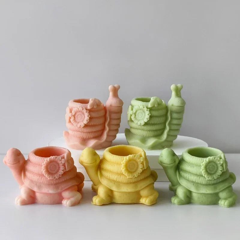 Turtle Snail Candlestick Silic - Candle Quotes review and price