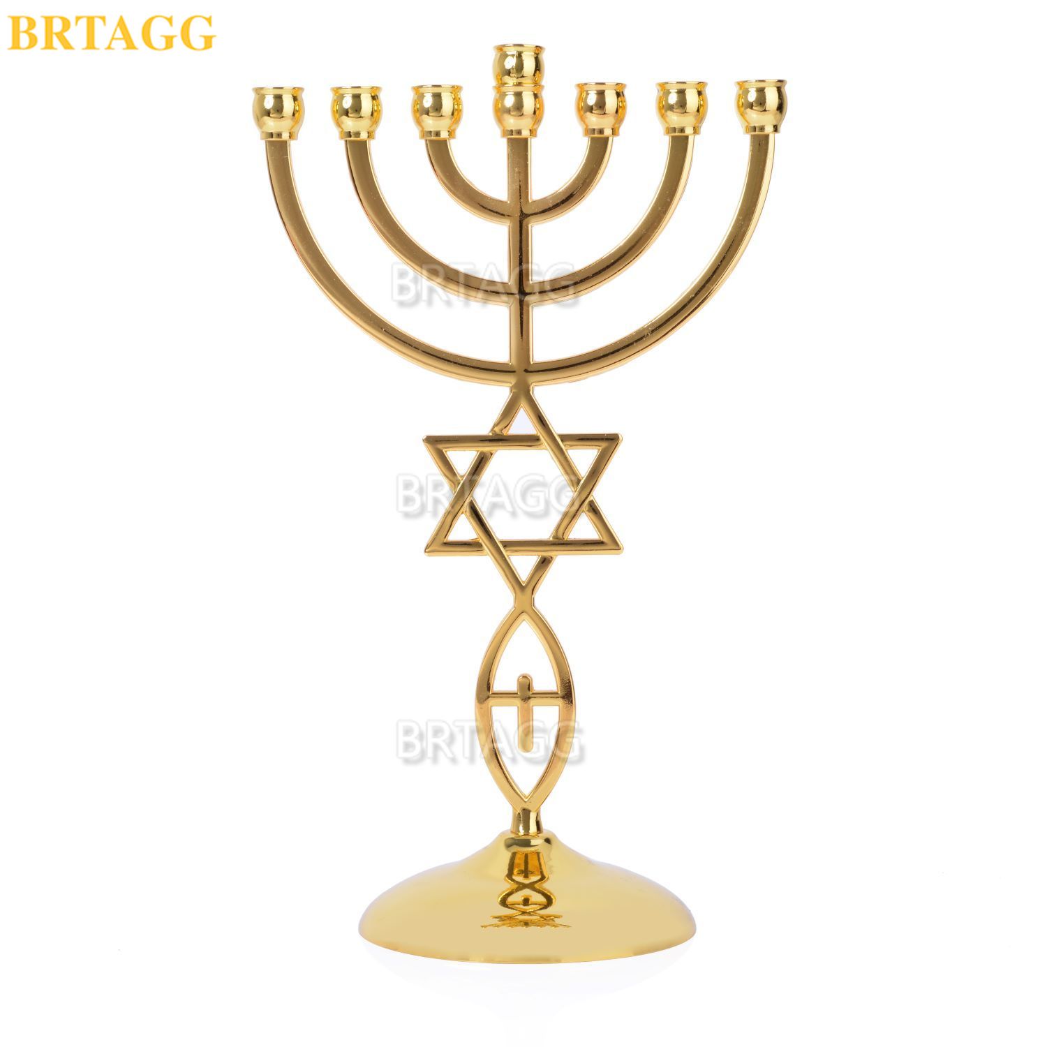 BRTAGG Menorah 7 Branches Jewi - Candle Quotes review and price