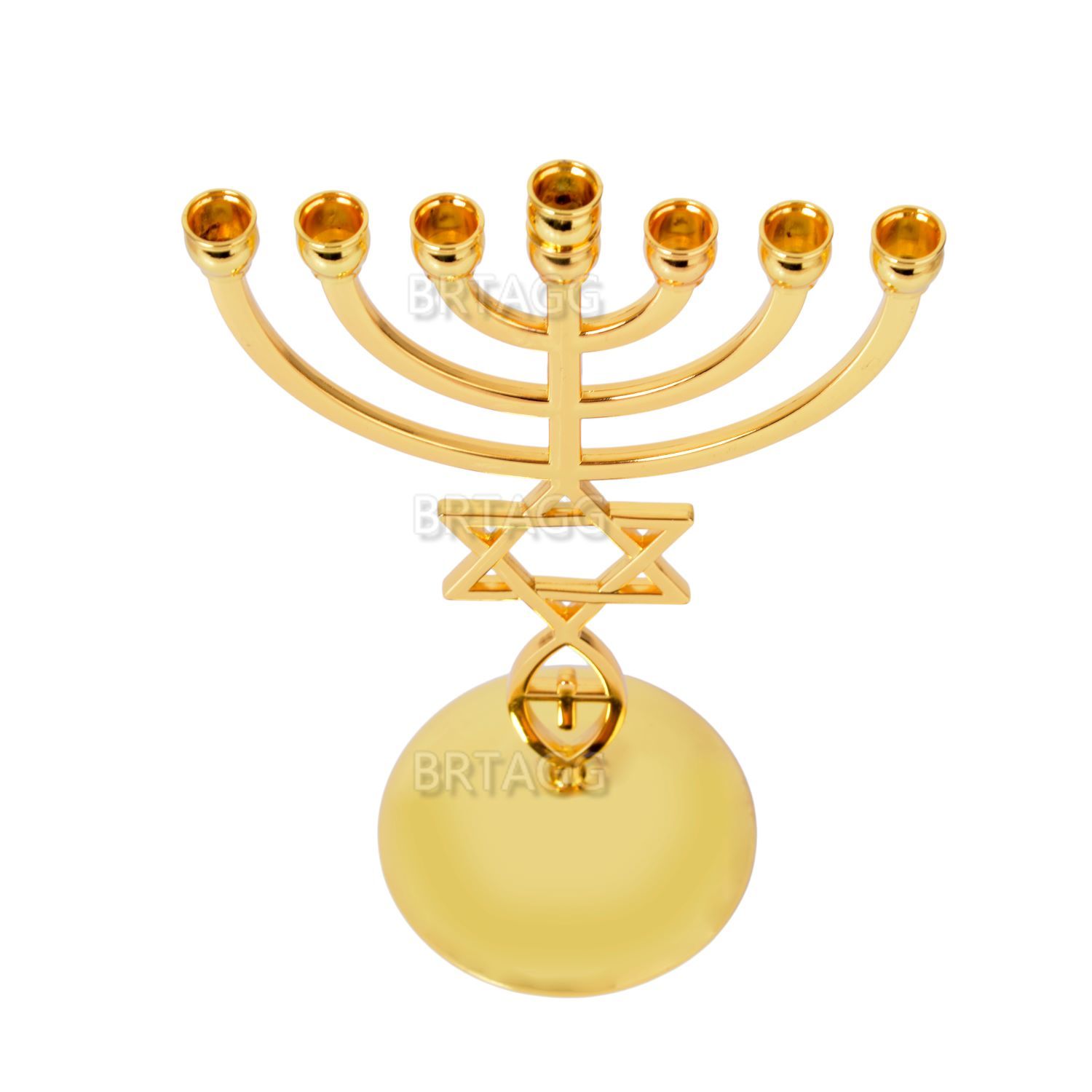 BRTAGG Menorah 7 Branches Jewi - Candle Quotes review and price