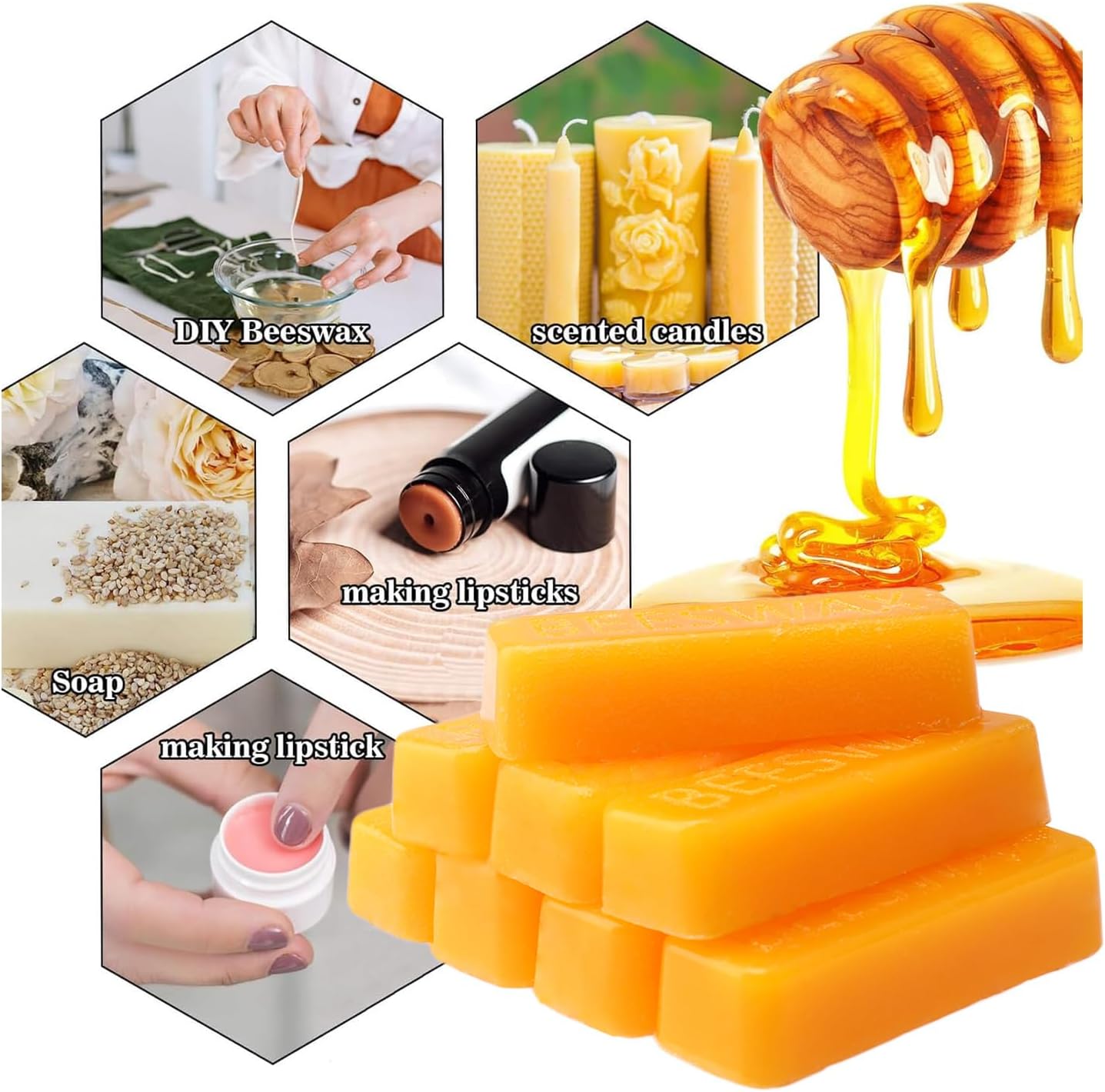 Beeswax Bar, Candle Wax Block  - Candle Supplies Storage review and price