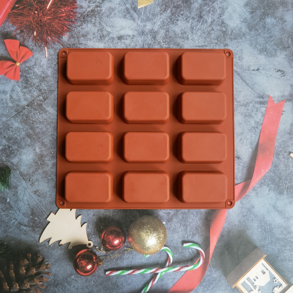 12 Cavity Square Silicone Soap - Candle Supplies Storage review and price
