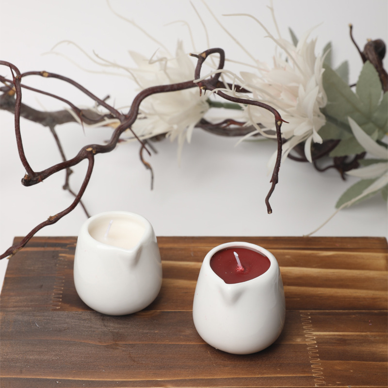 Travel Bag Ceramic Cup Candle  - Candle Supplies Essential Oils review and price