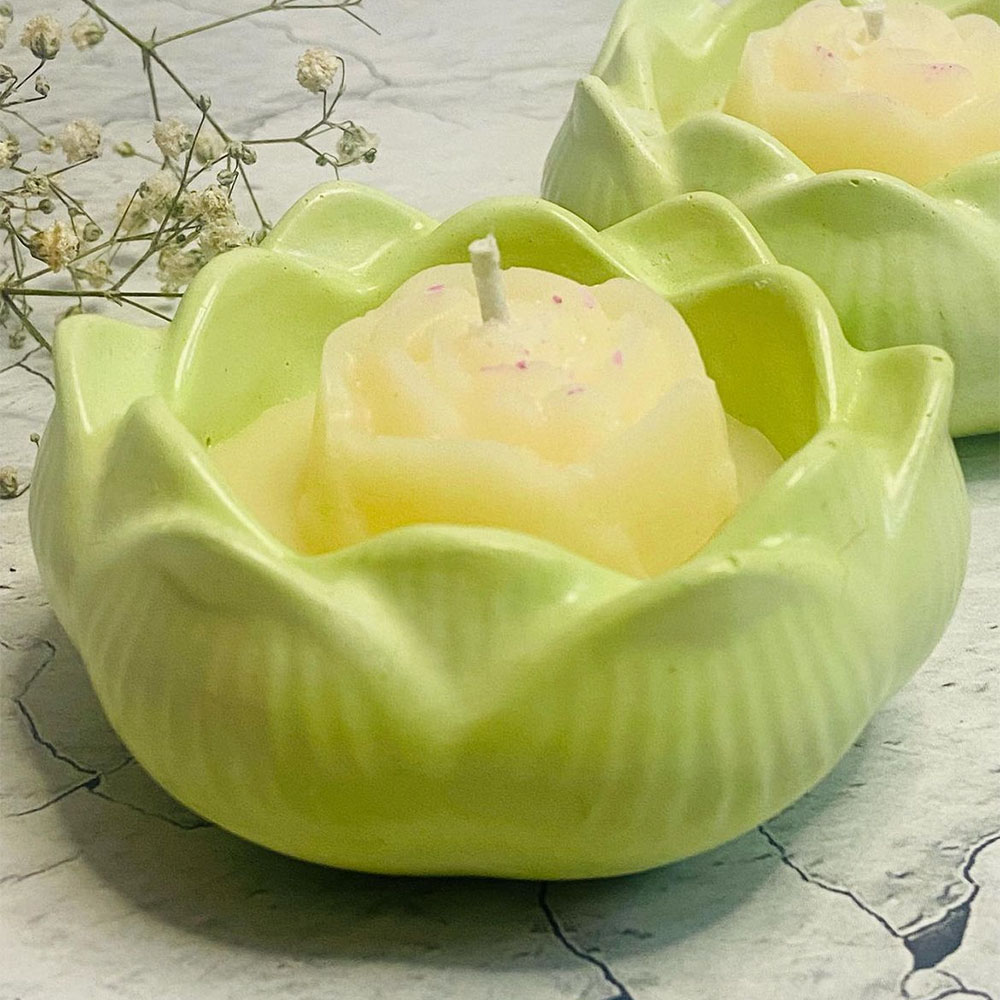 Lotus Candlestick Silicone Mol - Candle Quotes review and price