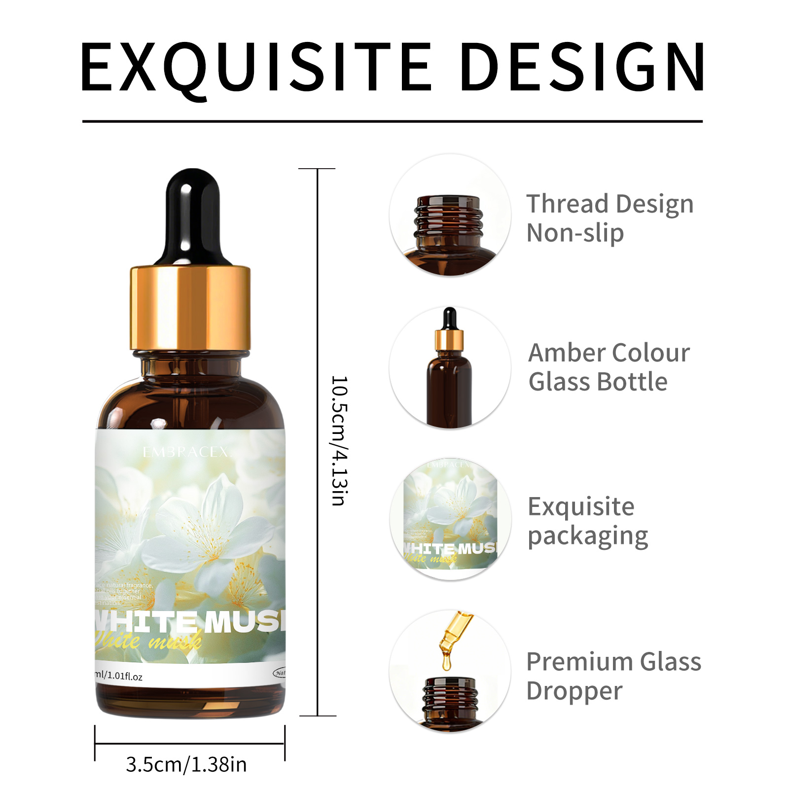 30ml White Musk Essential Oil  - Candle Supplies Essential Oils review and price