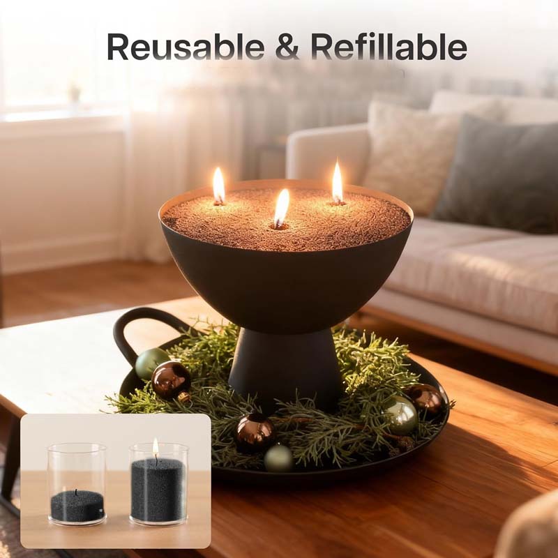 Black Candle Sand with Wick, 2 - Candle Supplies Storage review and price