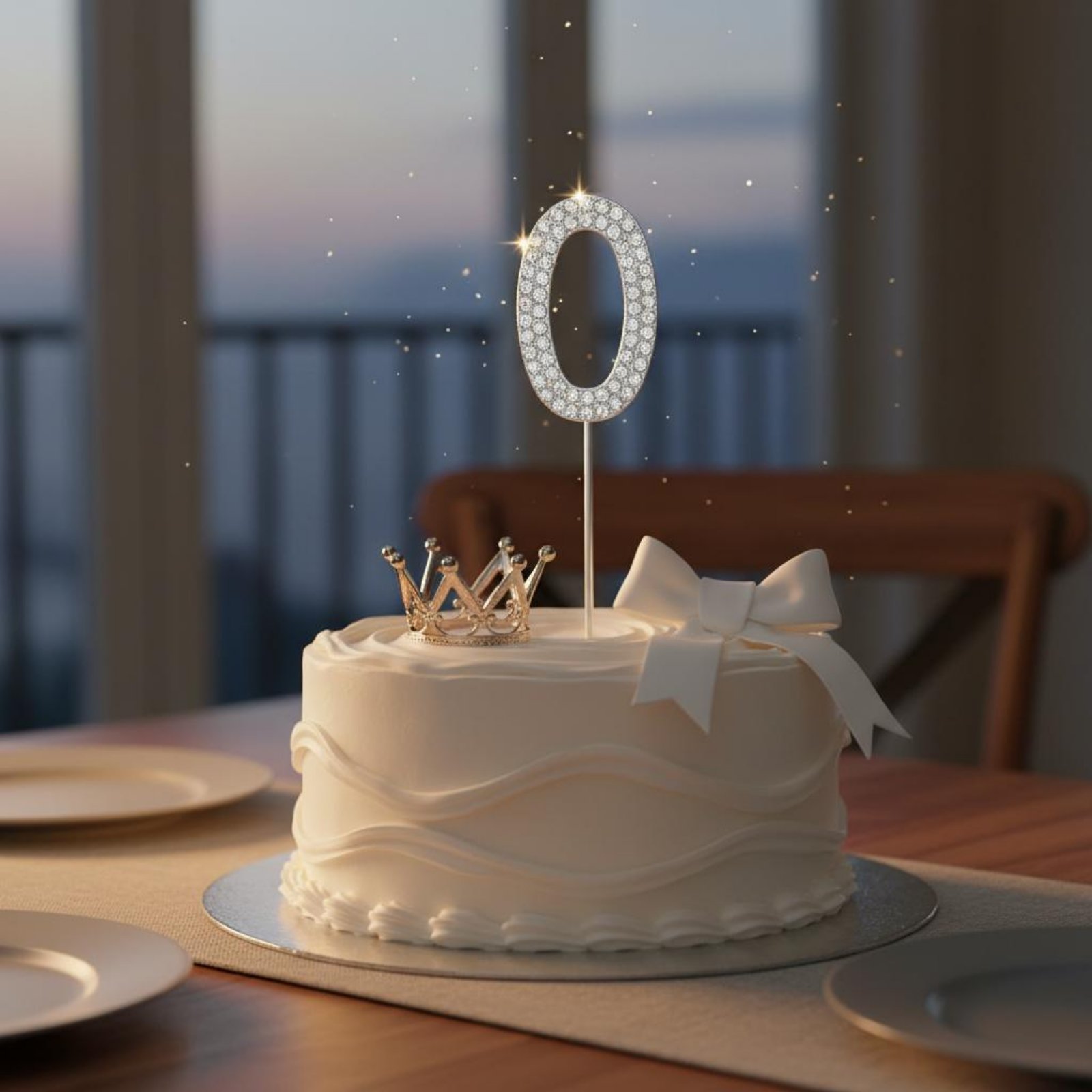 Crystal Crown Cake Topper Spar - Candle. Queen review and price