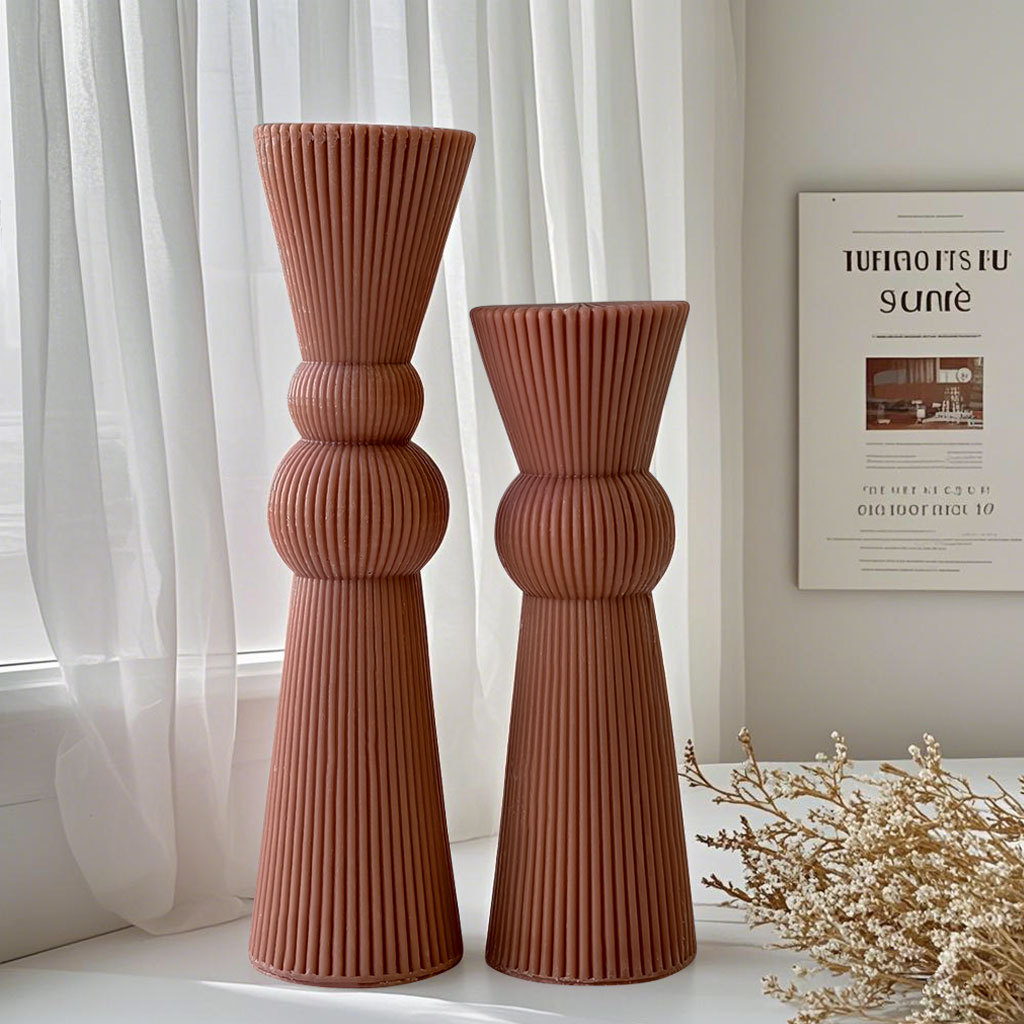 DIY Long Rod Striped Pillar Ca - Candle Supplies Storage review and price