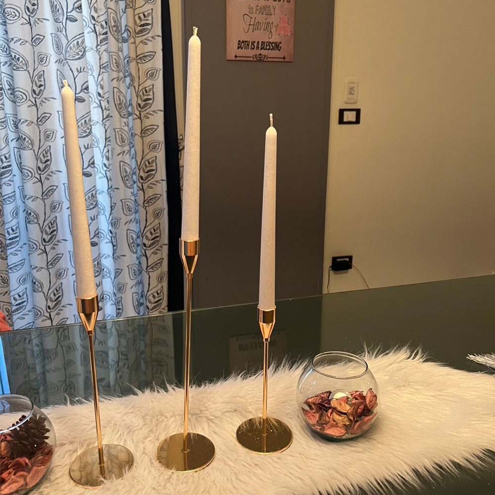 Simple Taper Pillar Acrylic Mo - Candle Quotes review and price
