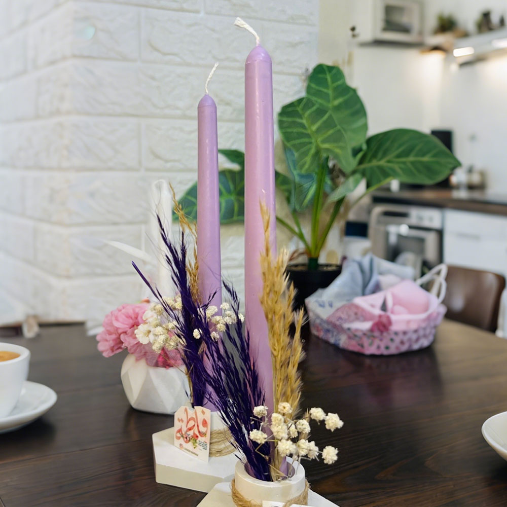 Simple Taper Pillar Acrylic Mo - Candle Quotes review and price