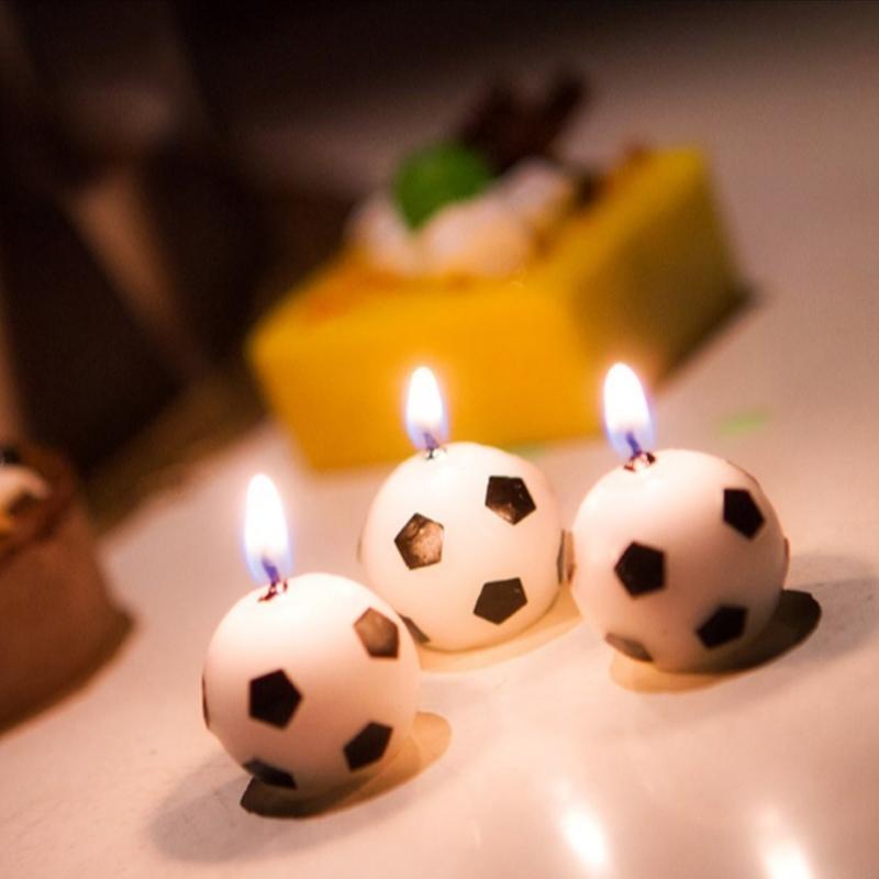 Y51B 6Pcs/Set Soccer Ball Foot - Candle Quotes review and price