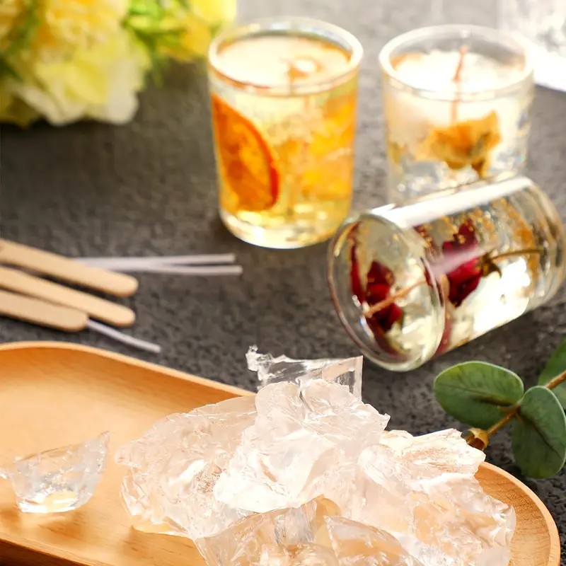 Transparent Crystal Wax, Jelly - Candle Supplies Storage review and price