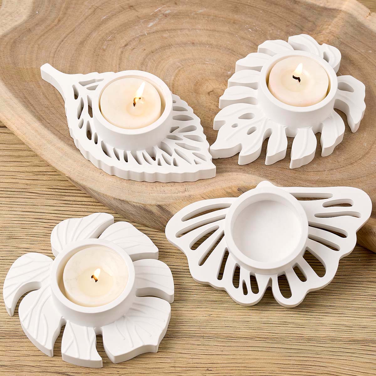 Leaves Candlestick Silicone Mo - Candle Quotes review and price